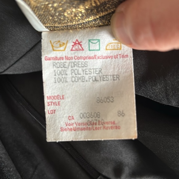 Joseph Ribkoff Elegant Black Sleeveless Midi Dress - Picture 7 of 7